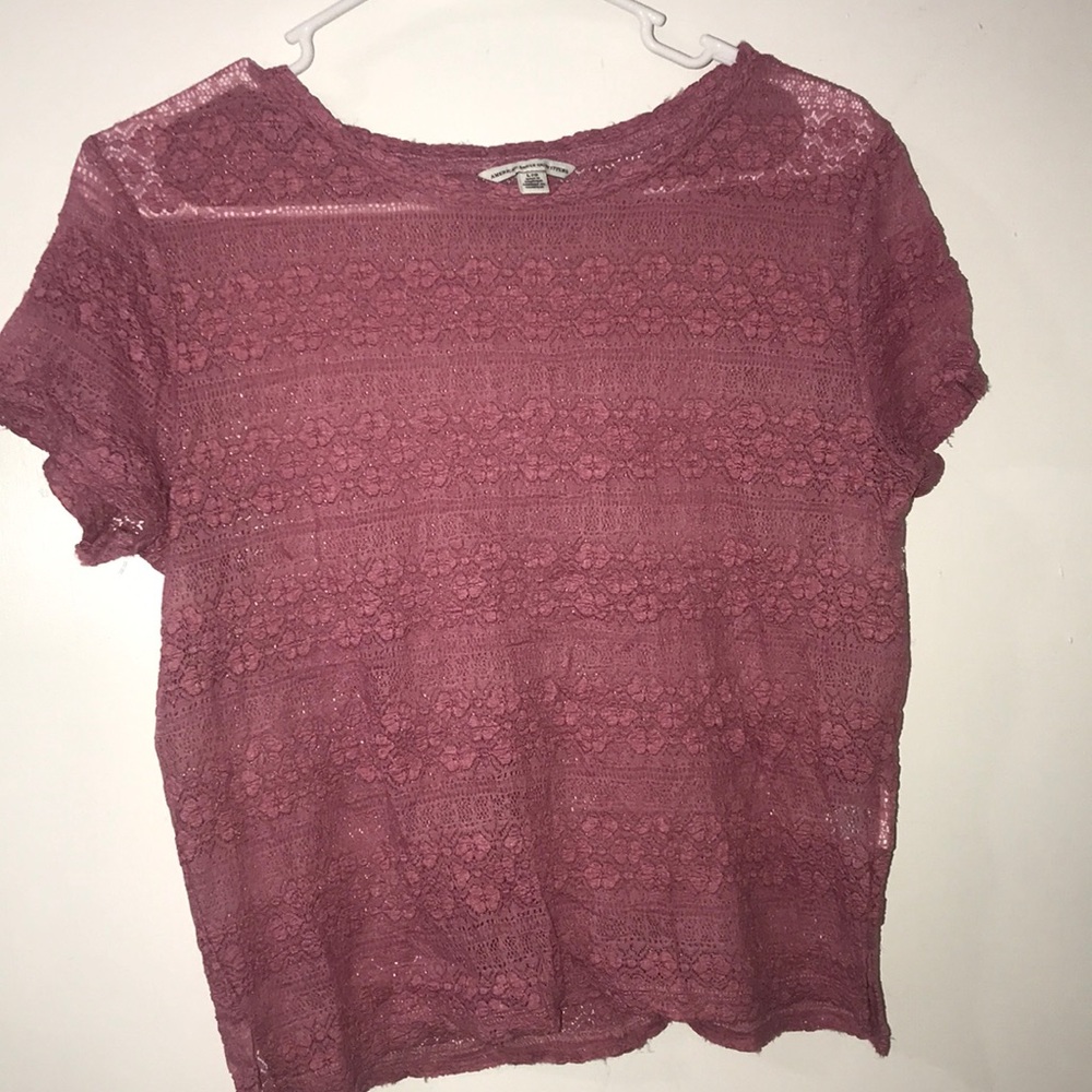 Pink American Eagle shirt
